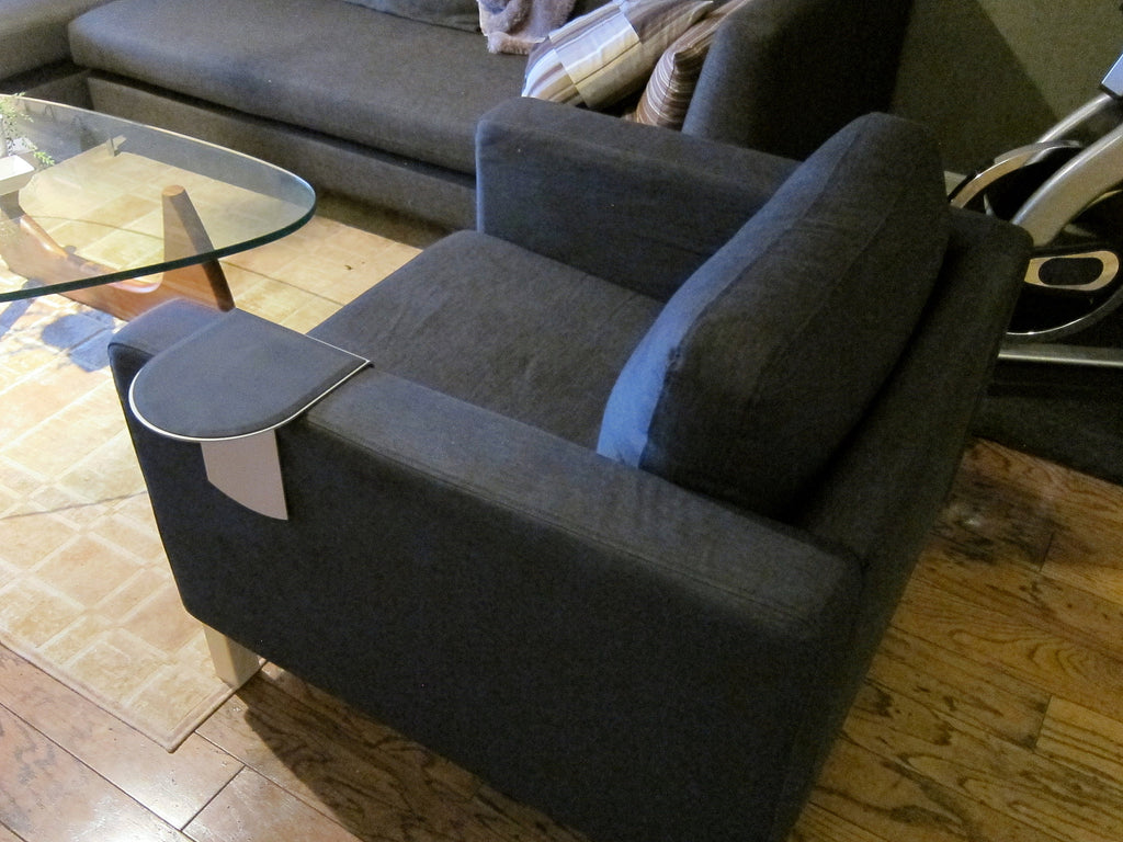 Wingz Table on Ikea Karlstad chair 