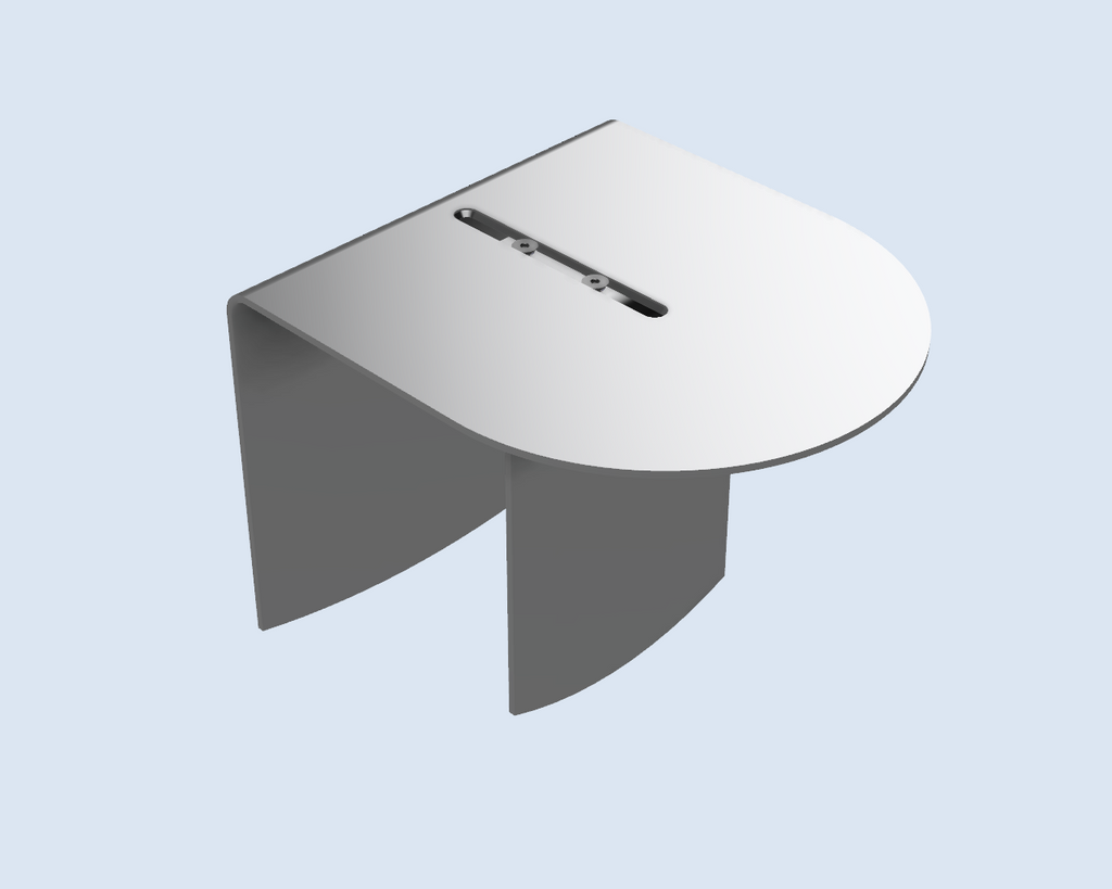 Wingz Table – aluminum armrest table